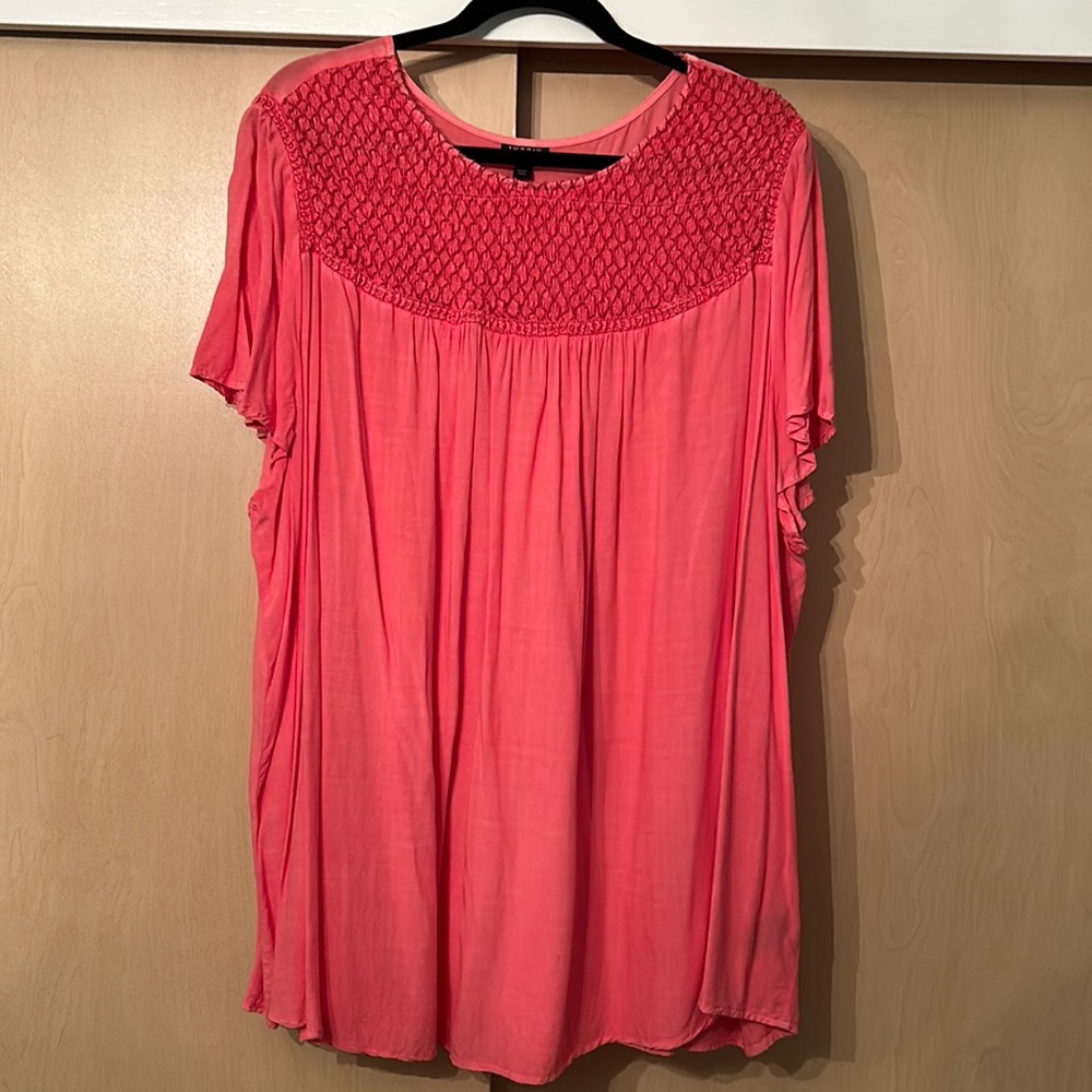 Torrid smocked blouse